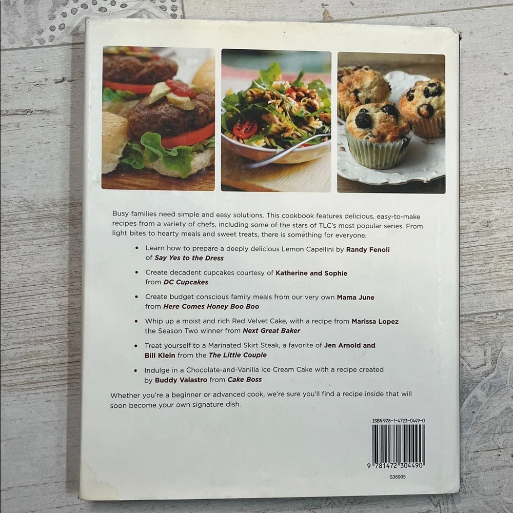 TLC Kitchen Hardcover Cookbook TLC Stars Recipes